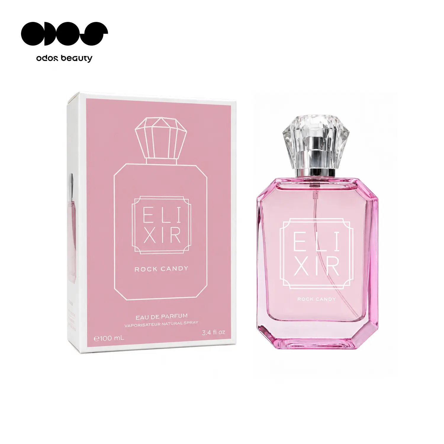 Elixir Intense Rock Candy EDP - Sandalwood Gourmand Scent - 25% concentration - Floral Fruity Gourmand Fragrance - 3.4 oz / 100 ml - Candied Pear, Marshmallow, Bubble Gum, Caramel, Vanilla & Sandalwood - Inspired By Scent - Fall Scent - Signature Scent