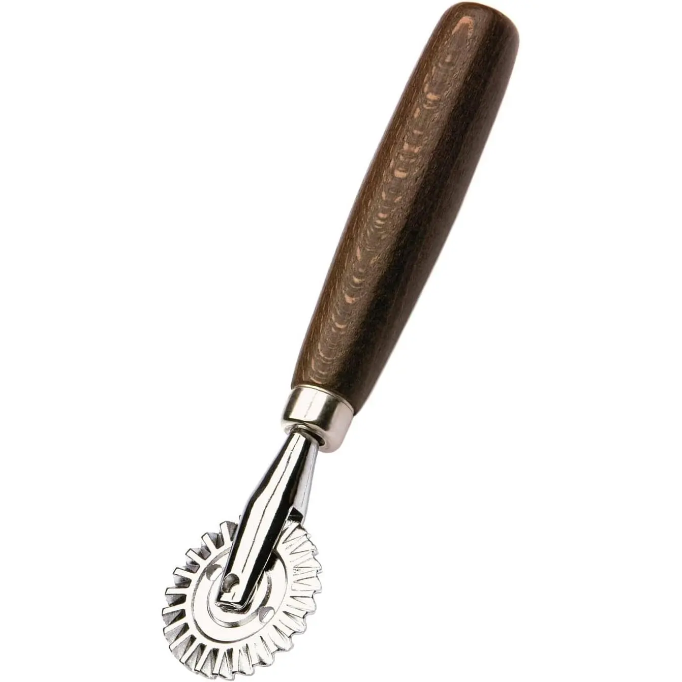 1.6" Pastry Wheel - Dough  /Crimper, Pasta/Ravioli/Pie Maker, 4cm Stainless Steel Wheel Wooden Handle