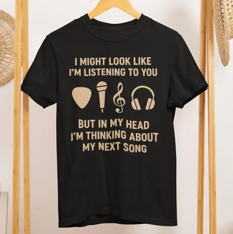 Funny Musician T-Shirt | Comfort Colors Songwriter Tee women tshirt