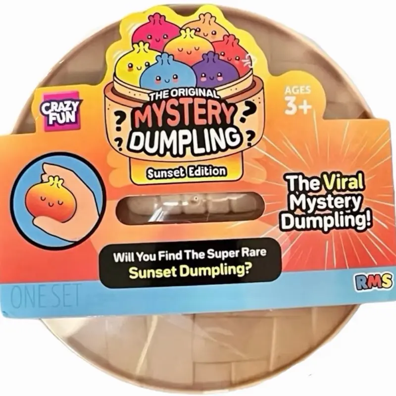 Sunset Edition Mystery Dumpling Stress Relief Toy, Classic & Novelty Toy for Kids