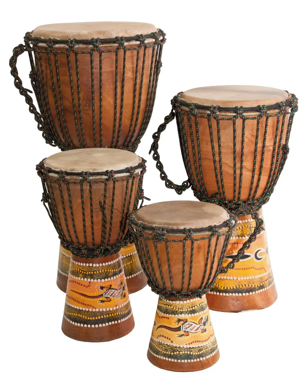 Djembe Beginner Paint, 10" 12' 16" 20" 24" tall. Djembe Beginner Paint, 10" 12' 16" 20" 24" tall.