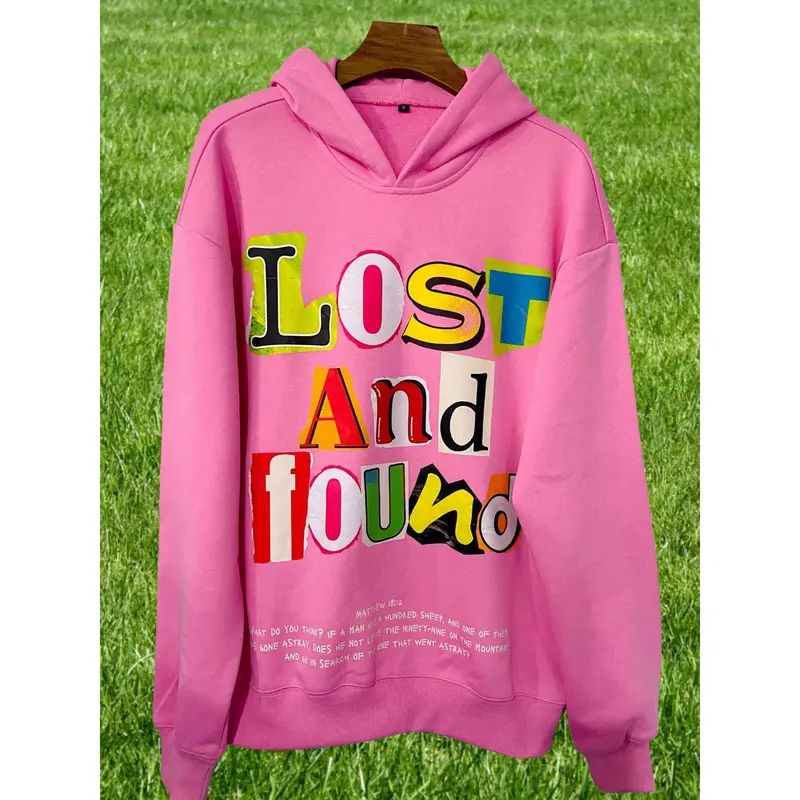 Pink Lost & Found Unisex Hoodie