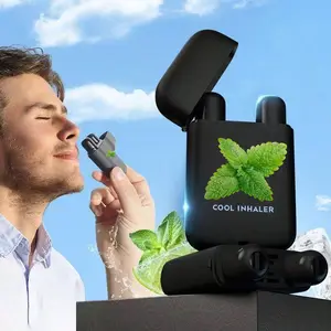 Newly upgraded powerful Vitality and Refreshing Essential Oil  Double Mint Nasal Inhaler Refreshing the Mind in haler aromatherapy stick