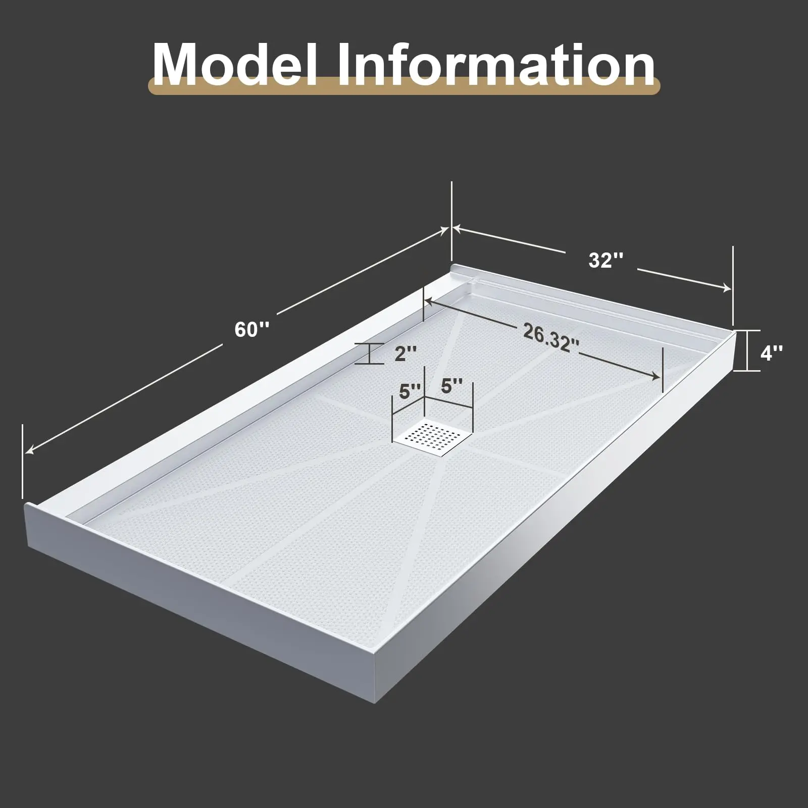60*32*4”middle drain