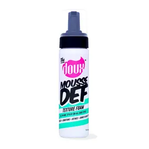 Def Texture Foam Mousse for Haircare 7 oz - Achieve Perfect Curls, Define, Shine & Volume for All Hair Types - Gel, Aloe curl control