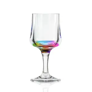 Reflections 8 oz. Rainbow Acrylic Wine Goblet