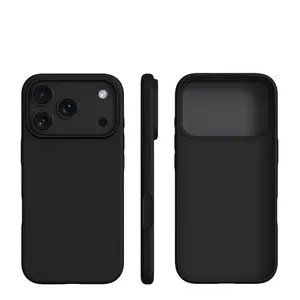 1 piece BASE MORE COVER luxury ultra-thin liquid silicone iPhone case for Apple mobile phones. Soft touch feel, soft edge wrapping, matte soft shell case. Skin-like texture. Naked phone case. Suitable for Apple iPhone 17 Pro Max/16/15/14/13 Pro Max Plus.