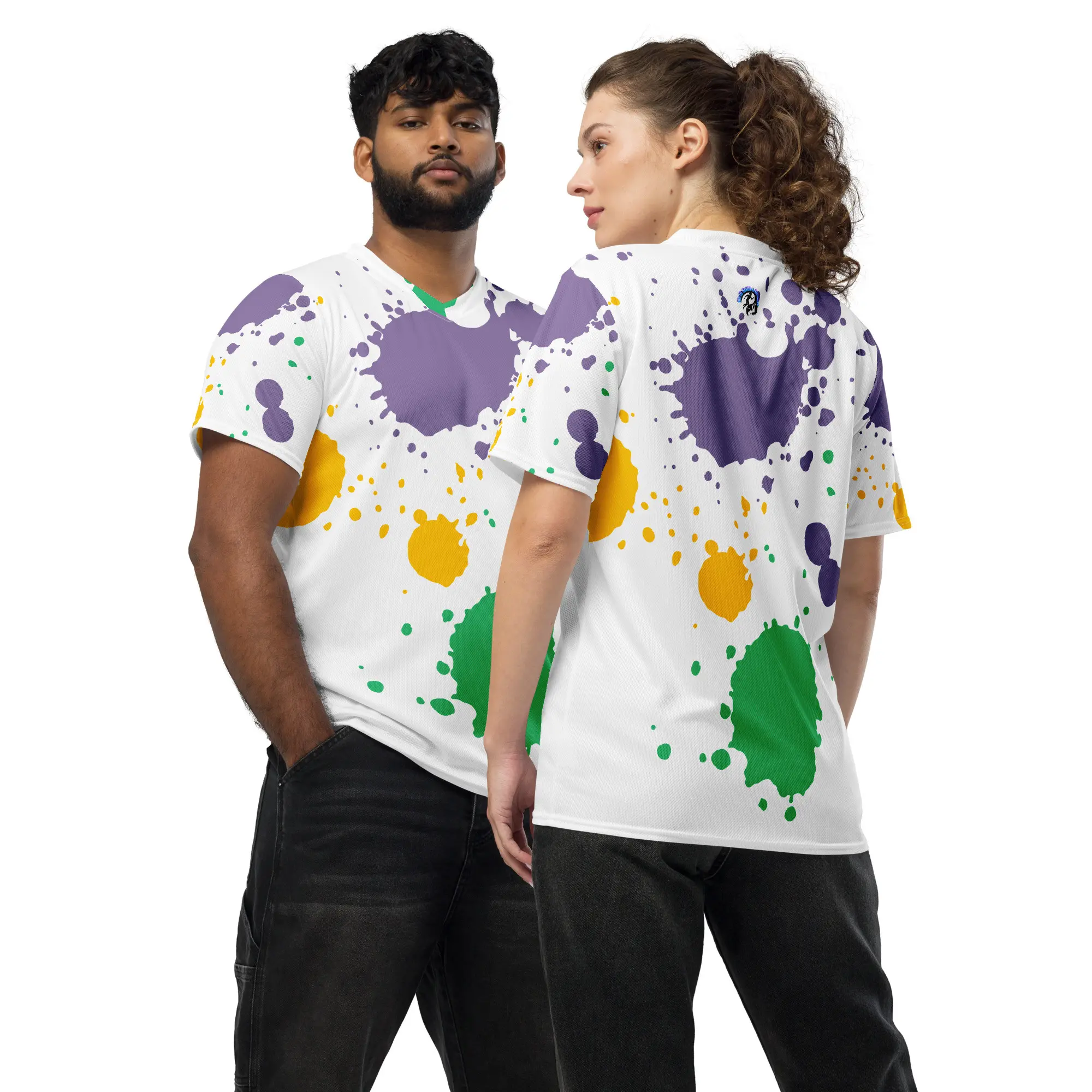 Mardi Gras WF Recycled unisex sports jersey