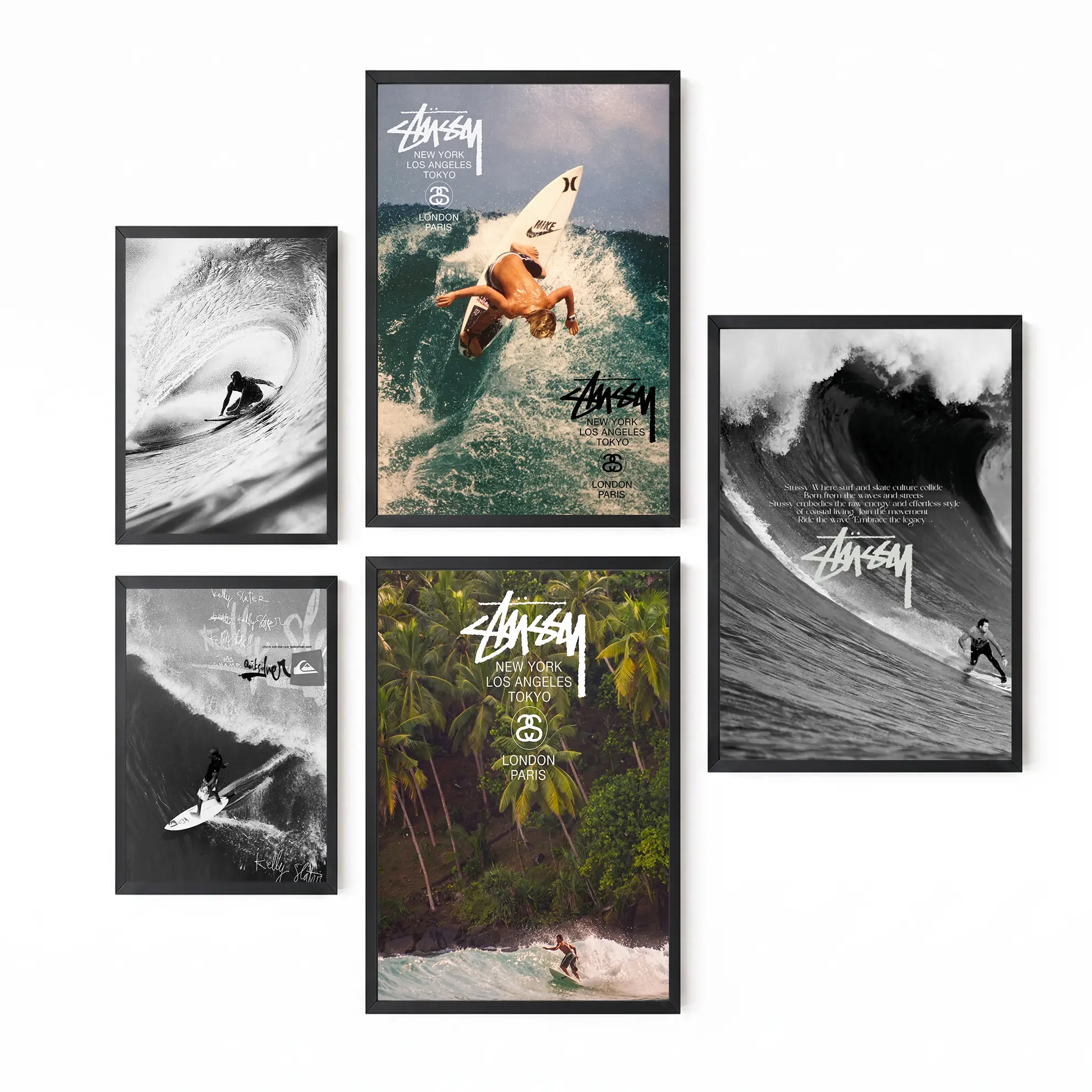 Retro Streetwear Style Surfing Poster Decor, Vintage Surfing Streetwear Style Art Decor For Office Home Living Room Bedroom Dorm