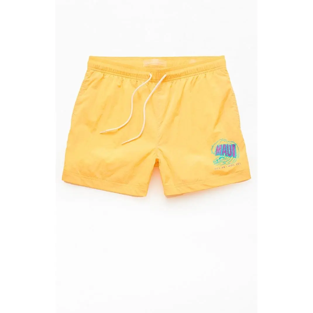 Pacsun Men's Maui Crinkle 4.5" Swim Trunks