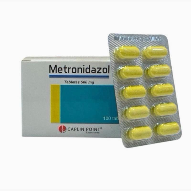 FROM GUATEMALA NATURALLY FAMOUS METRONIDAZOL Caplin 500mg 10 tabletas by Blister