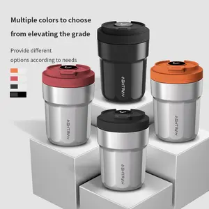 1pcs car ashtray, made of metal and ABS material, layered design, easy to clean