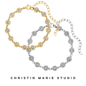 CZ Circle Bracelet