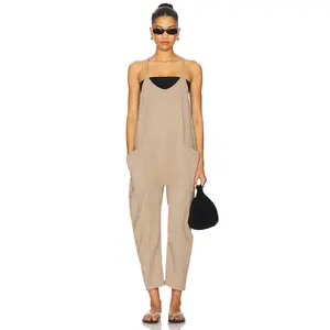 Free People x FP Movement Hot Shot Onesie in Mocha Latte