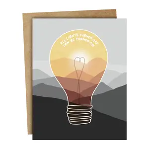 All Lights Turned Off Card