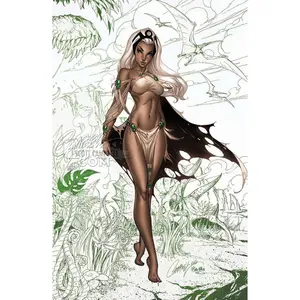 Uncanny X-Men #12 [G] J. Scott Campbell EXCLUSIVE Cover G "Storm, sketch" (2019)