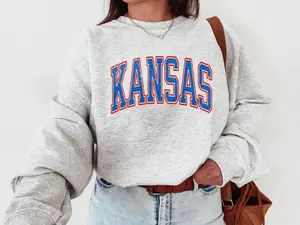 Kansas Sweatshirt, Kansas Crewneck, Oversized Kansas Sweatshirt, Vintage Kansas, Retro Kansas Shirt, Kansas Shirt
