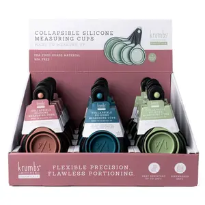Krumbs Kitchen Silicone Collapsible Measuring Cups