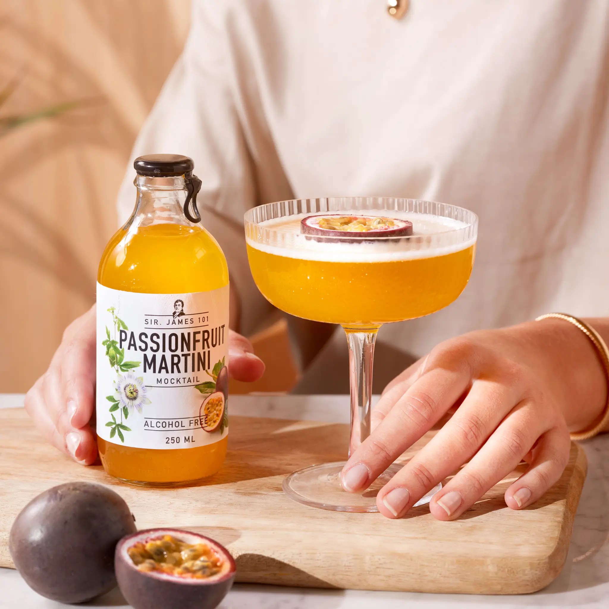 Sir. James 101 Alcohol-Free Passion Fruit Martini | 6-pack