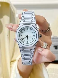 Men's Waterproof Dopamine Watch, Trendy Plastic Unisex Couple Quartz Watch, Middle East Bestseller, Stylish Timepiece for Him & Her