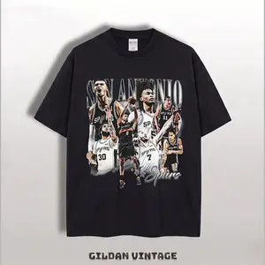 Vintage San Antonio Spurs Graphic Tee, Retro Basketball Fan Shirt, Spurs Collage T-Shirt, NBA Inspired Streetwear Tee, Washed Oversized Sports Shirt