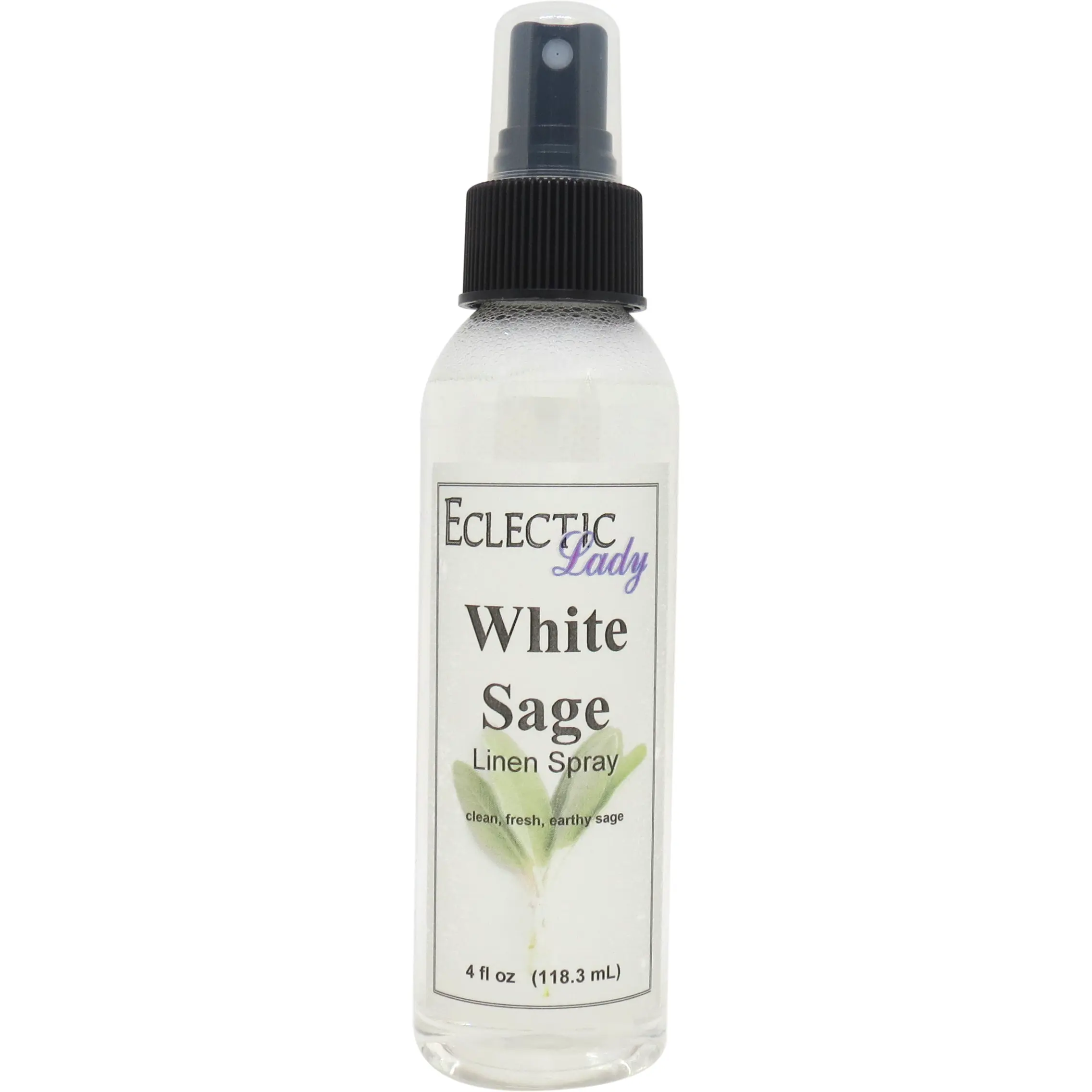 White Sage Linen and Sheet Spray - No Artificial Colors, Parabens, or Preservatives - Long-Lasting Scent for Bed, Fabric & Pillow