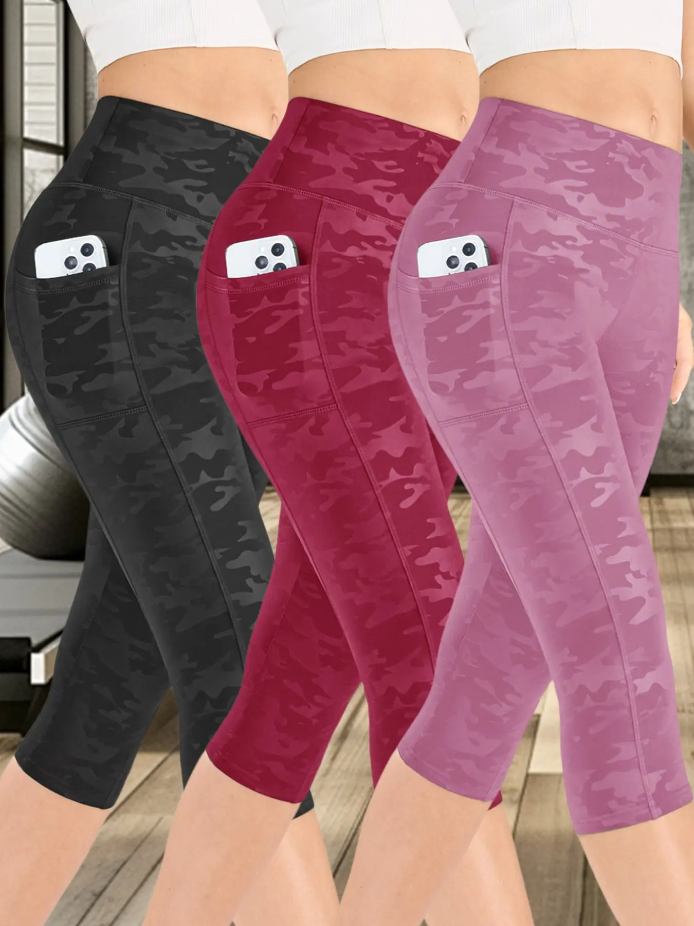 Women's Camo Print High Waist Stretchy Sports Leggings, Breathable Comfortable Skinny Pants, High Stretch Yoga Leggings, Workout Legging Capris, Ladies Sportswear for Indoor Outdoor Wear Women's Camo Print High Waist Stretchy Sports Leggings, Breathable Comfortable Skinny Pants, High Stretch Yoga Leggings, Workout Legging Capris, Ladies Sportswear for Indoor Outdoor Wear