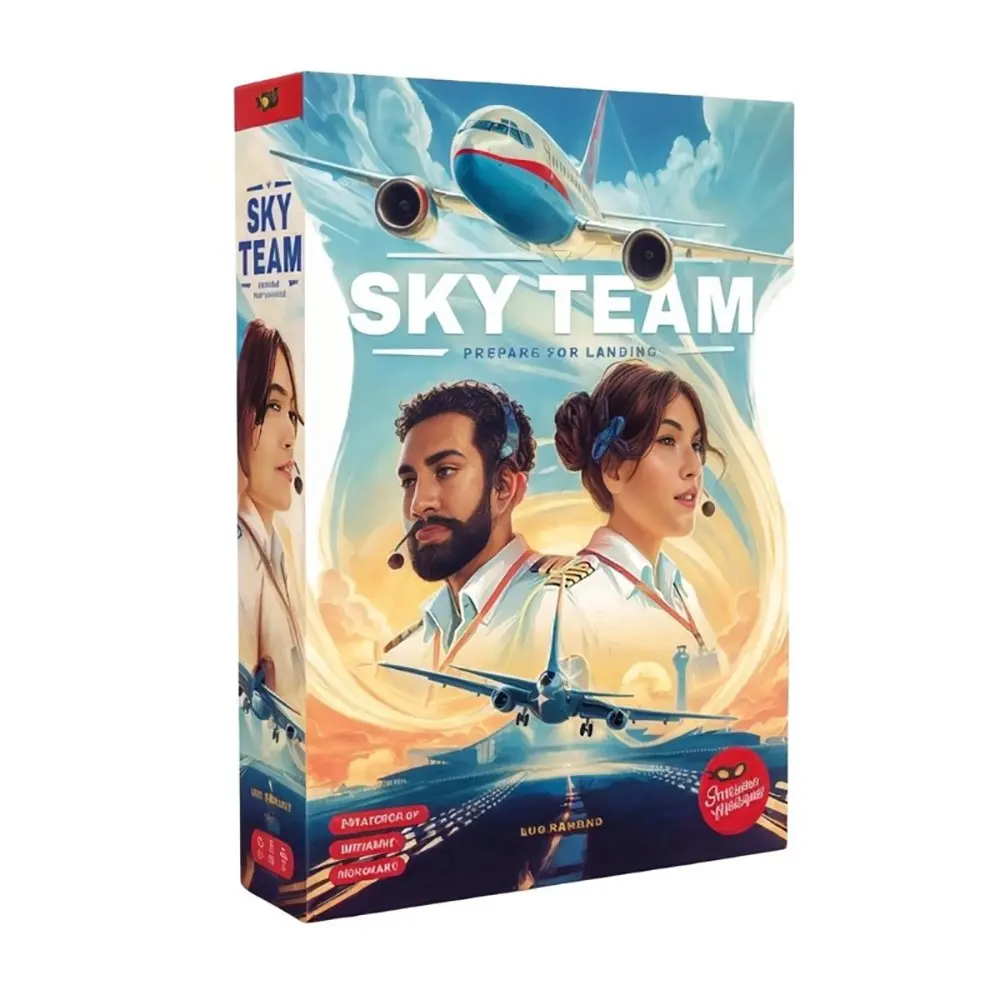 1-box pack, Sky Team Collaboration Board Game | Simulation Strategy Tabletop Game | Ideal choice for Valentine's Day dates, Christmas gifts, graduation presents, friend duels, and holiday family and friend gatherings Strategy Board Games, Party Board Game
