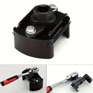 2-Prong Universal Oil Filter Wrench - Adjustable, Hydraulic, Forward and Reverse Multi-Function Car Oil Filter Removal Component Tool with Steel Construction