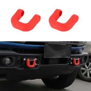 For 2021+ Ford Bronco Front Bumper Track Tow Hook Trailer Trim Cover Protection
