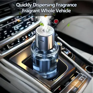 Luxury Automatic Car Air Freshener - Dual-Use for Vehicle & Home, High-End Intelligent Aromatherapy Machine with Essential Oil/Perfume Compatibility, Quick Dispensing Fragrance Sprayer for Freshness, Air Freshener Car