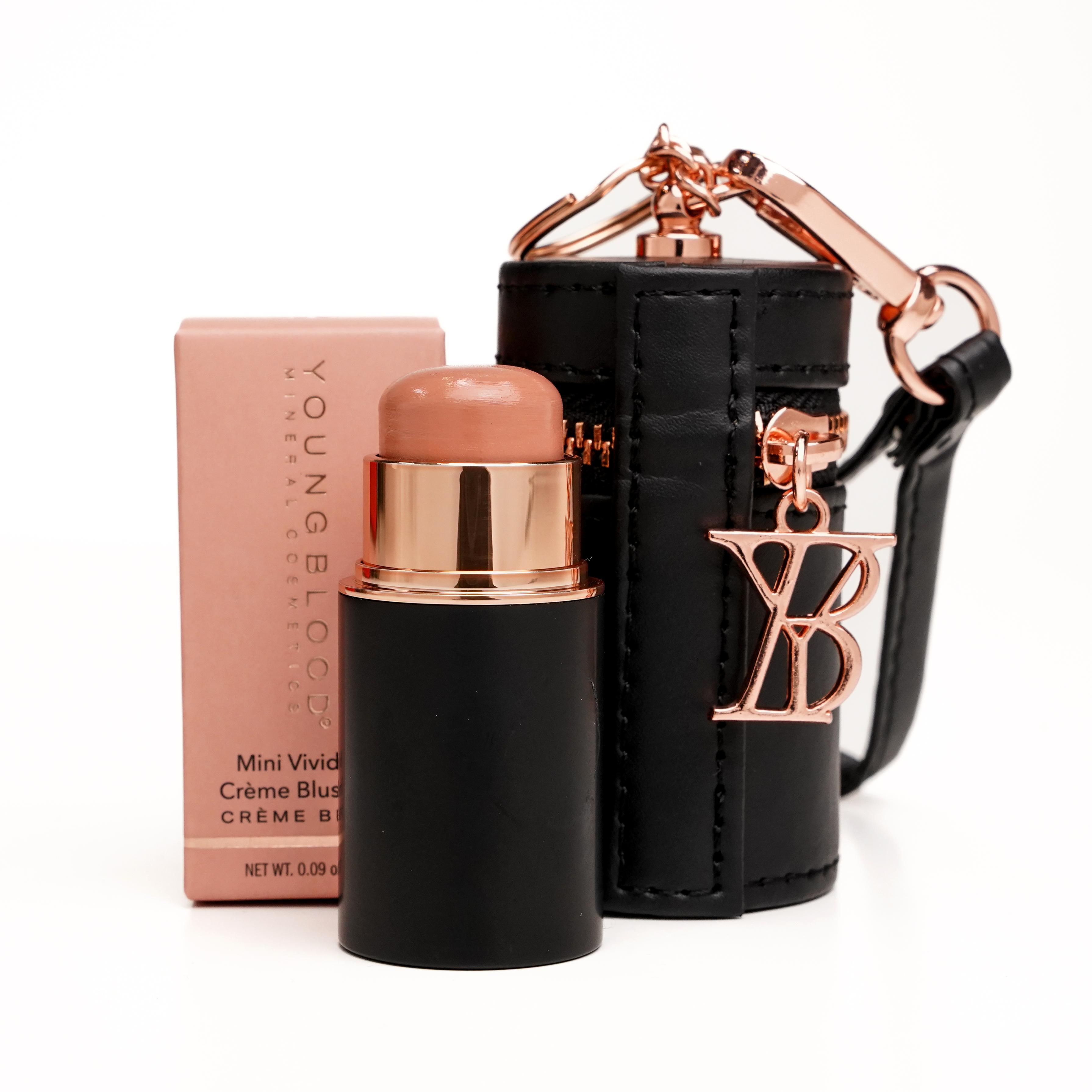YB Mini VividLuxe Crème Blush Stick - Crème Brûlée | Hydrating Cheek & Lip Color | Creamy Texture and Radiant Finish | Clean Ingredients | Multi-Use Makeup | 8 Vivid Shades