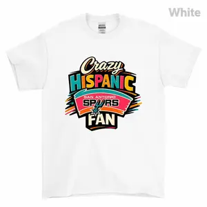 San Antonio Spurs Fan Tee, Crazy Hispanic Spurs Fan Shirt, Basketball Fan Tee, Game Day Shirt, Sports Lover Gift, Funny Fan Tshirt, Spurs Supporter Tee FKZ