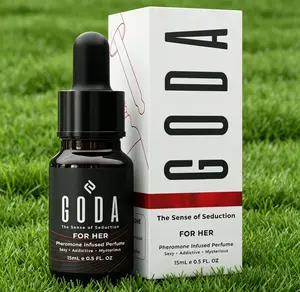 GODA The Original Pheromones Perfume for Women – Long-Lasting All-Day Fragrance with Enchanting Jasmine & Rose Notes, Vegan & Cruelty-Free Portable Scent – 15ml / 0.50 fl. oz.
