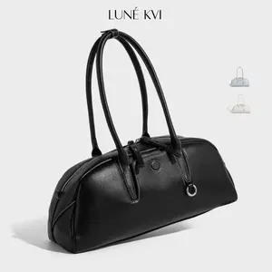 LUNÉ KVI 2025 Fall/Winter New Arrivals: Bowling Bag, Tracker Pillow Bag, Boston Bag, Minimalist Fashion Underarm Bag, Versatile Baguette Bag, Women's Handbag