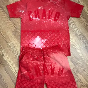 Waffle Unisex Tee & shorts set