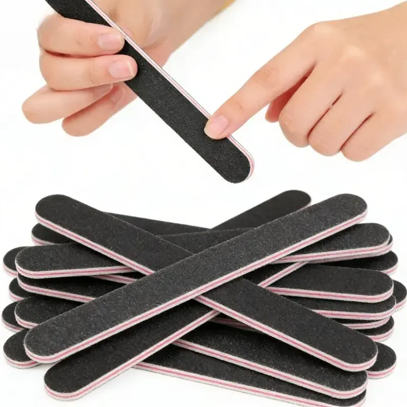 10pcs Professional Nail Buffer File, Double Sided Nail Shaper Tool, Smooth & Shine Nail Care Tool for Manicure at Home