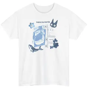 Wave to Earth Graphic Tee – Kpop Indie Band T-Shirt, Aesthetic Korean Music Merch, Vintage Streetwear Top for Men & Women