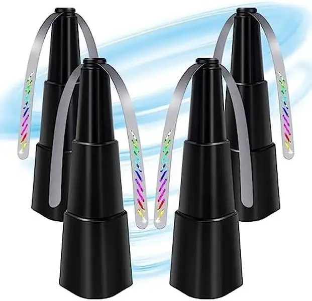 Fly Fans for Tables 4 Pack - Fly Repellent for Outdoor Indoor Meal - Portable Automatic Picnic Table Food Fly Fans -Fly repellent Fans Spinner for Res