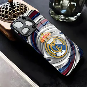 Real-C-M-MadridE-E   Phone Case for iPhone 17 Pro Max 15 Pro 16 14 Plus 12 13 Mini 11 Pro Shockproof Glass cover