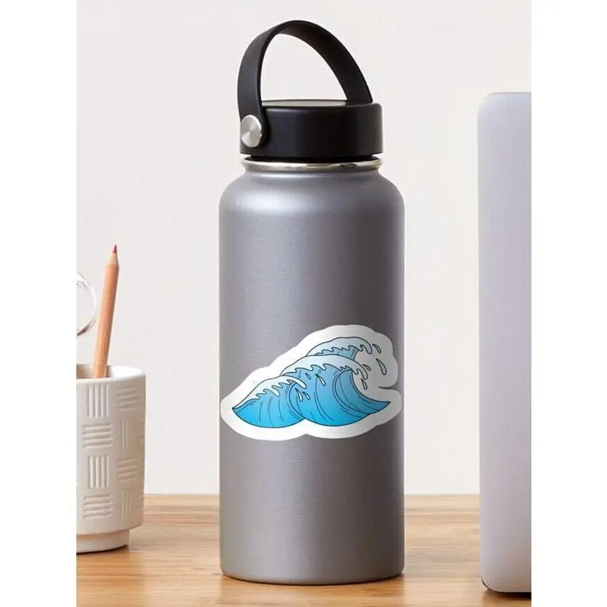 Blue Aesthetic Wave Sticker