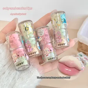 1pc Cartoon Lipstick, Moisturizer Lip Care Cosmetic with Glossy Finish, Hydrating Lip Product Daily Use