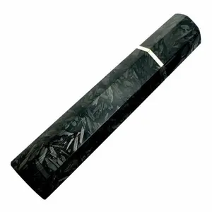 Tokushu Knife Shattered Carbon Custom Wa Handle for 210mm +