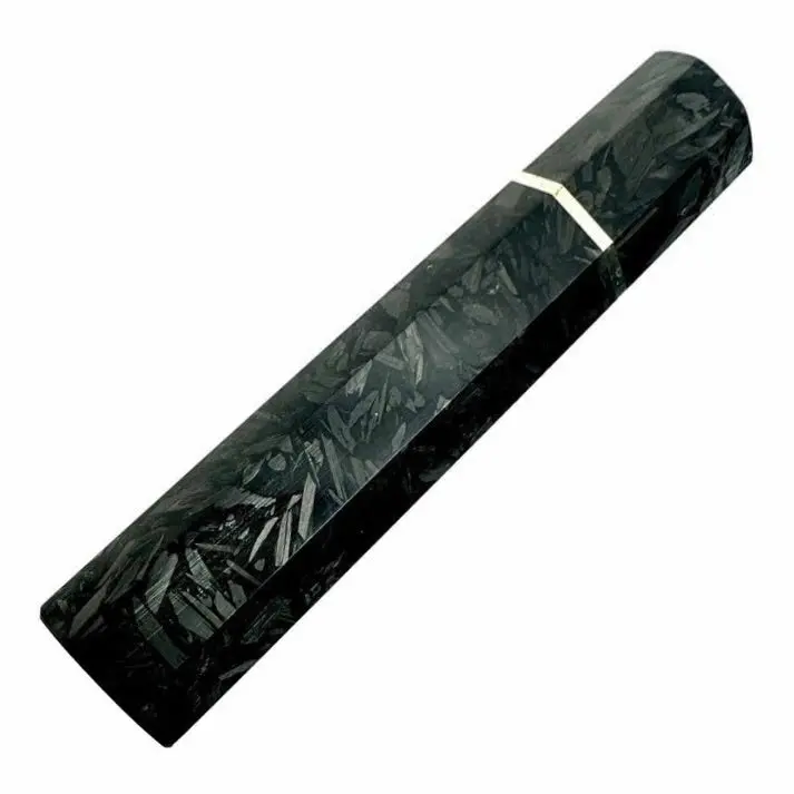 Tokushu Knife Shattered Carbon Custom Wa Handle for 210mm +