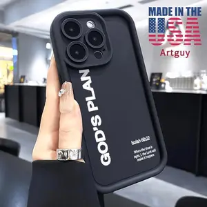 Phone case for iPhone 17 16 Pro Max 15 Plus 16E 14 13 12 11 XS XR GOD'S PLAN Advanced fashion gift Shockproof Silicone TPU Bumper Drop Protection Soft Cover
