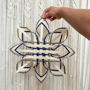 Limited Edition Winter Themed Scandinavian Snowflakes Kit: Set of 3 (16" Stars)