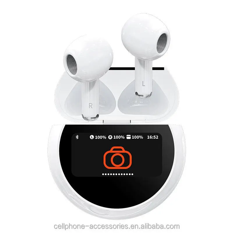 A15 Professional Wireless Earbuds Headphones - Full Touch Control, High Fidelity Audio, Full Bass, Smart LED Digital Battery Display, Ergonomic In-Ear Design, Multifunctional Bluetooth Earphones for Sports & Daily Use