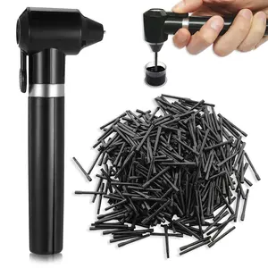 Ink Mixer Machine Set - Pigment Mixer Machine with 100Pcs Mixing Sticks Black Electric Ink Pigment Agitator for Permanent Makeup Eyebrow Microblading Supplies