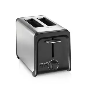 2 Slice Toaster with Wide Slots, Bagel Function, Toast Boost, Stainless Steel, 22997F