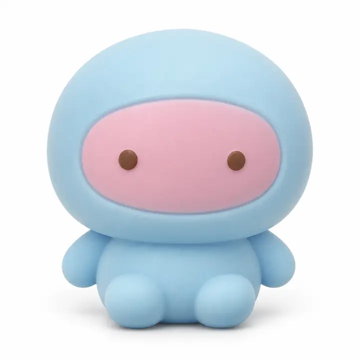 Blue Alien Crunchy Squishy – Sensory Stress Reliever Toy